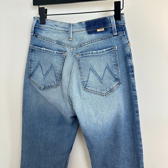MOTHER Women's High Rise Jeans in Light Blue - Picture 9 of 12